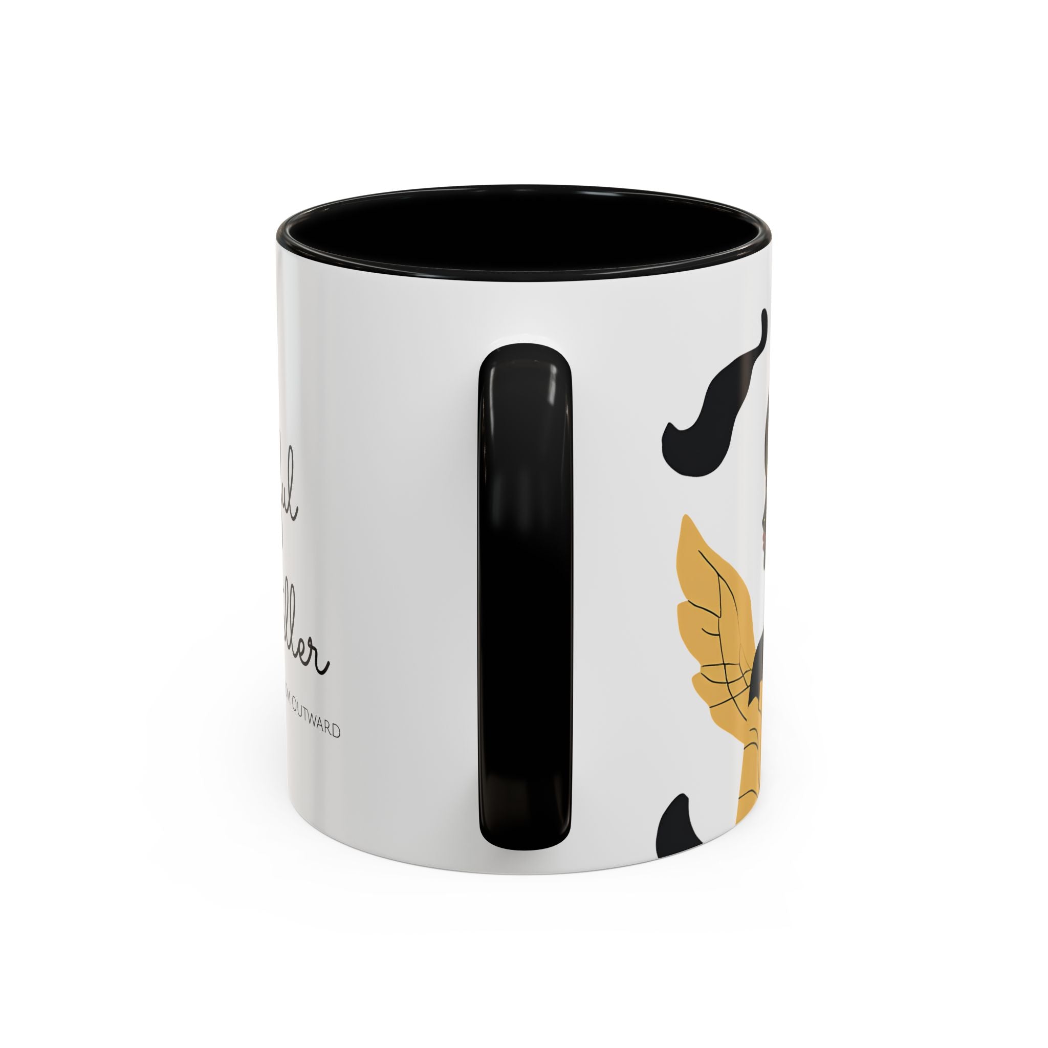 Soulful Storyteller Accent Coffee Mug - 11oz & 15oz - Inspiring Gift for Writers & Dreamers
