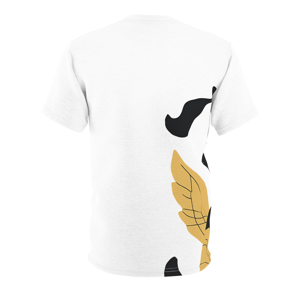 Elegant African Queen Graphic Tee - Unisex Cut & Sew