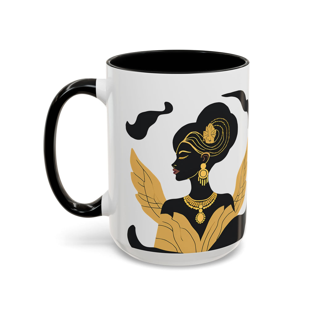 Soulful Storyteller Accent Coffee Mug - 11oz & 15oz - Inspiring Gift for Writers & Dreamers