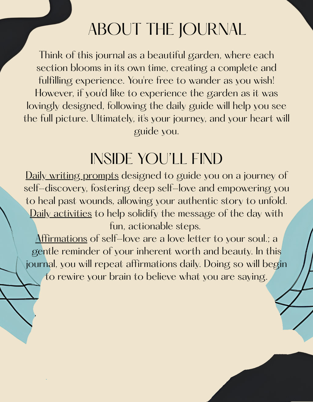 My Soulful Story: A Daily Journal of Self-Love and Inner Healing