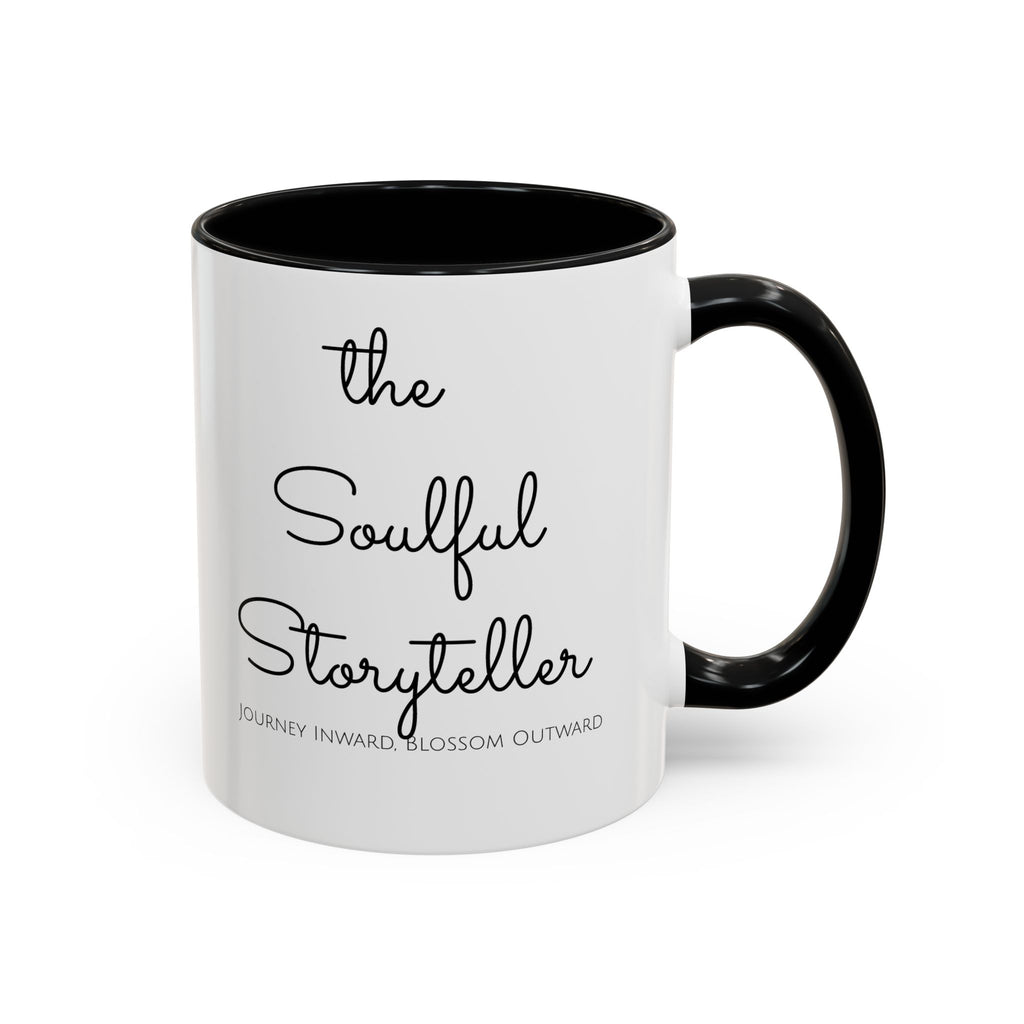 Soulful Storyteller Accent Coffee Mug - 11oz & 15oz - Inspiring Gift for Writers & Dreamers